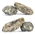 360° Scanned Landscape Stones 3D model small image 2