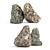 Landscape Stones: Detailed Texture, 360° Scanned 3D model small image 2