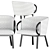 Modern ZANT 04 Armchair: Sleek & Stylish 3D model small image 6