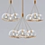 Elegant Brass Pendant Lights 3D model small image 1