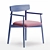 Elegant Claretta Armchair 3D model small image 3