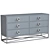 Modern Cross Chest of Drawers 3D model small image 1