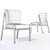 Sleek Katana Chair: Modern Elegance for Your Space 3D model small image 6