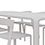 Primum Modern Dining Set 3D model small image 5