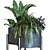 Elegant Plant Box Set 062 3D model small image 3