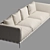 Contemporary Flexform Sofa 3D model small image 2