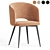Elegant Basel Dining Chair 3D model small image 1