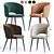 Elegant Basel Dining Chair 3D model small image 3