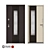 Siberian Elegance: Custom Entry Door
Elegance 800: Stylish and Functional 3D model small image 3