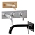 Modern Geda IKO Faucet Set 3D model small image 4