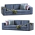 Elegant Alhambra Sofa: Luxurious Comfort for Your Home. 3D model small image 2