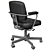 Ergonomic Grann Beige Office Chair 3D model small image 13