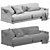 Modern Ditre Italia Athlon Sofa 3D model small image 5