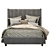 Elegant Hayworth Bed: Stylish and Luxurious 3D model small image 8