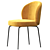 Elegant Upholstered Dining Chair 3D model small image 3