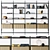 Bontempi Charlotte: Elegant Tall Shelves 3D model small image 1