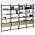 Bontempi Charlotte: Elegant Tall Shelves 3D model small image 3