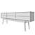 Elegant Vintage Sideboard 3D model small image 7