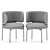 Sophisticated Akiko Chair by Gallotti & Radice 3D model small image 2