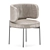 Sophisticated Akiko Chair by Gallotti & Radice 3D model small image 4