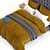 Sleek templewebster Bed: High Quality, Unwrapped Design 3D model small image 4