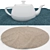 Versatile Round Rugs Set 3D model small image 5