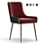 Elegant K333 Dining Chair 3D model small image 1