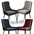 Elegant K333 Dining Chair 3D model small image 2