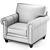 Elegant Hartford Chair: Havertys Bliss 3D model small image 5