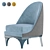 Luxurious DUKE Armchair: Elegant Design by CorteZari 3D model small image 1