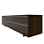 Modern Dark Wood Sideboard - Dimensions: 60x280x70cm 3D model small image 3