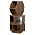 AVILA Side Table: Modern Walnut Design 3D model small image 3