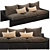 Cozy Corona Sofa Unwrapped 3D model small image 4