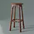 Elegant Handmade Stool 3D model small image 2