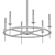 Elegant 6-Light Wagon Wheel Chandelier 3D model small image 2