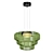 Iridescent Glass Pendant: STRATA 3D model small image 1