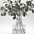 Eucalyptus Glass Vase: Indoor Freshness 3D model small image 6