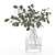Eucalyptus Glass Vase: Indoor Freshness 3D model small image 11