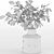 Eucalyptus Glass Vase: Indoor Freshness 3D model small image 14