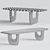 Elegance in Savignyplatz: Man of Parts Dining Table 3D model small image 3