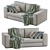 Elegant Alhambra Sofa with Stunning Dimensions 3D model small image 4