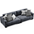 Modern Enzo Sofa: Sleek Design, 2015 Version 3D model small image 5