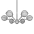 Elegant Bronze Chandelier 3D model small image 2