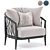 Modern Erica Armchair: Stylish and Comfortable 3D model small image 3