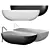 Boffi FAROE Freestanding Bathtub 3D model small image 1