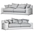 Modern Frieman Sofa: Stylish and Comfortable 3D model small image 6