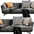 Ditra Italia Lennox Soft - Stylish 3D Sofa 3D model small image 2