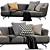 Ditra Italia Lennox Soft - Stylish 3D Sofa 3D model small image 4