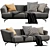 Ditra Italia Lennox Soft - Stylish 3D Sofa 3D model small image 5