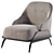 Modern Brigid Armchair: Sleek Design, Exportable 3D model small image 2